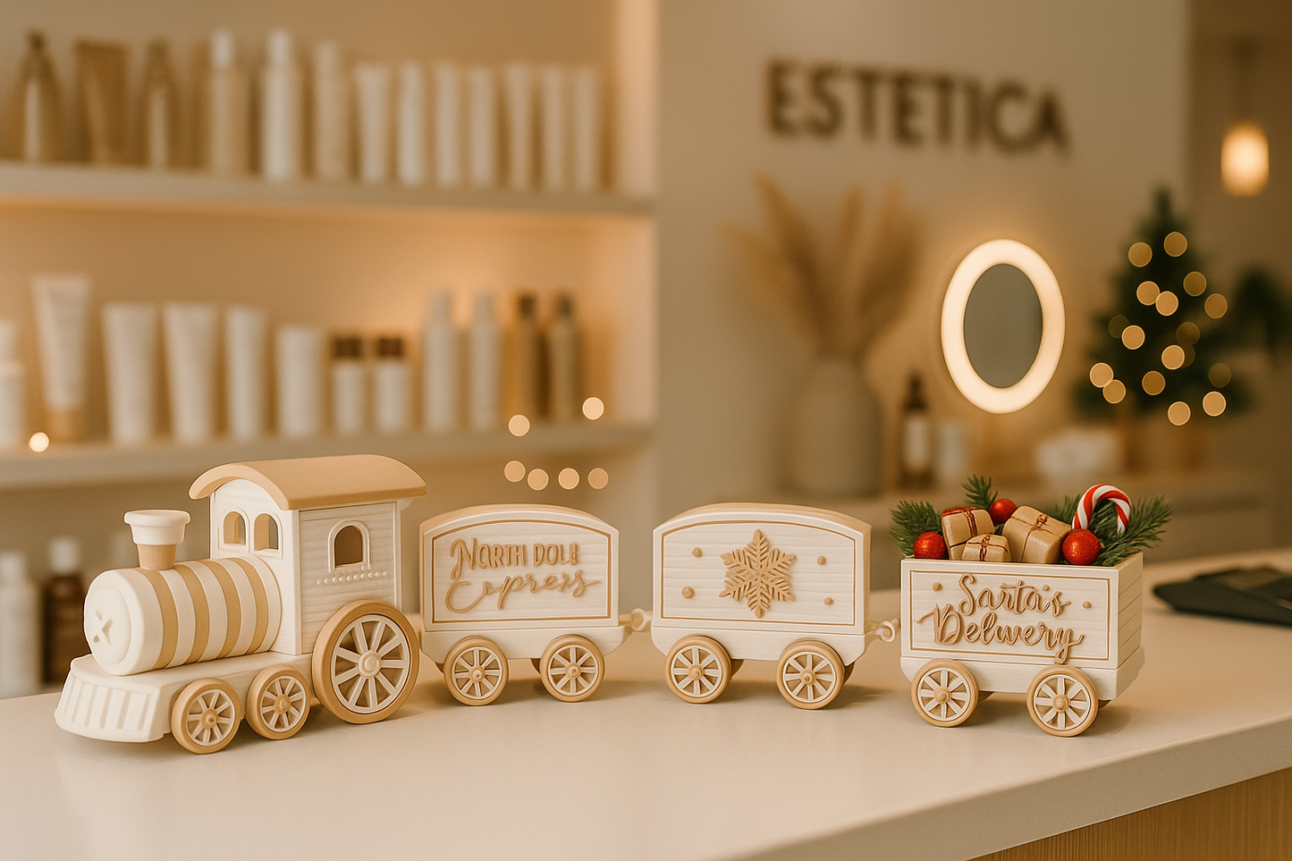 Trenino "North Pole Express – Santa’s Delivery" 3D