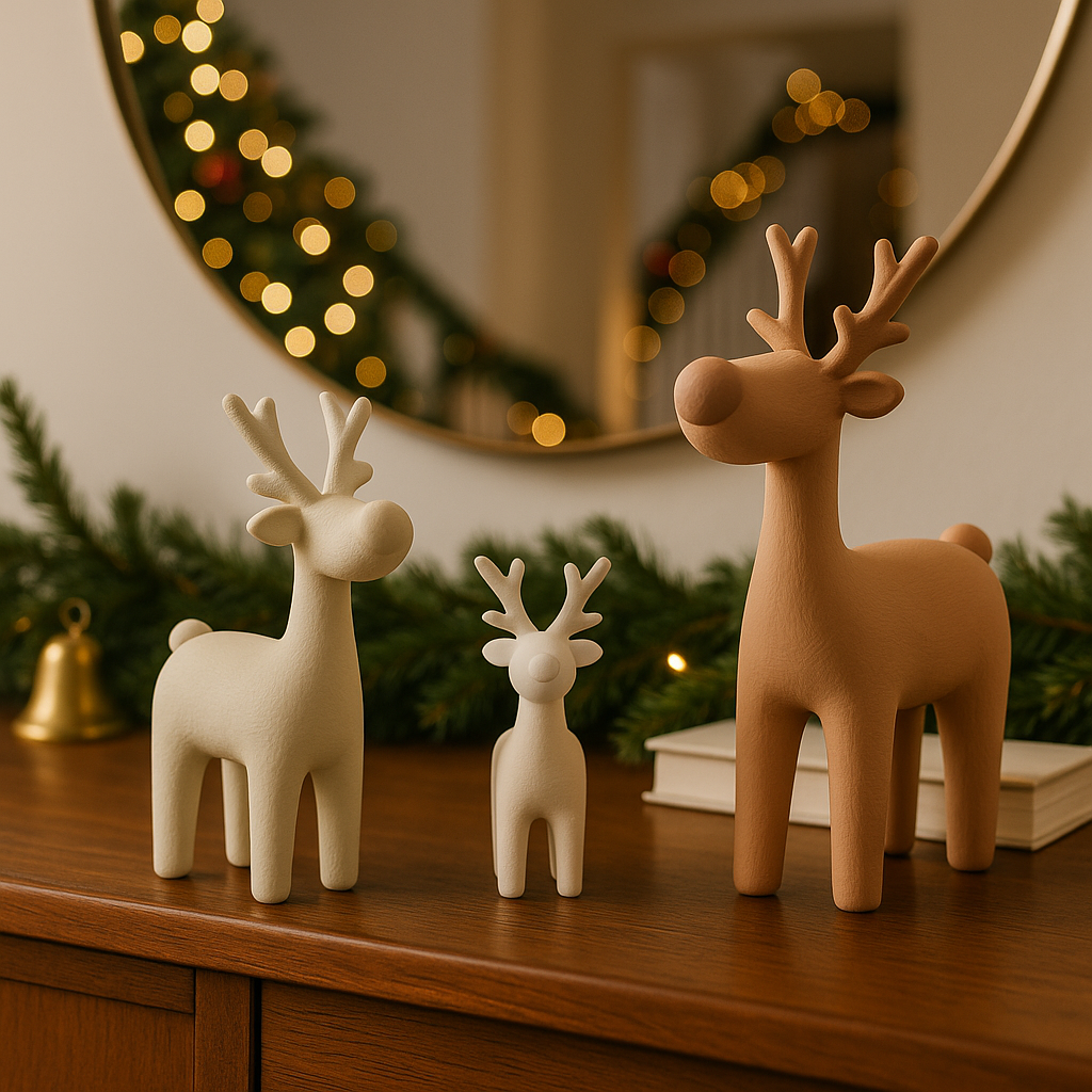 Renne Minimal – Collezione Nordic (Set 3 pezzi)