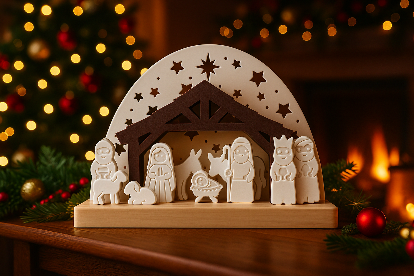 Natività "Stella di Betlemme" – Presepe moderno 3D