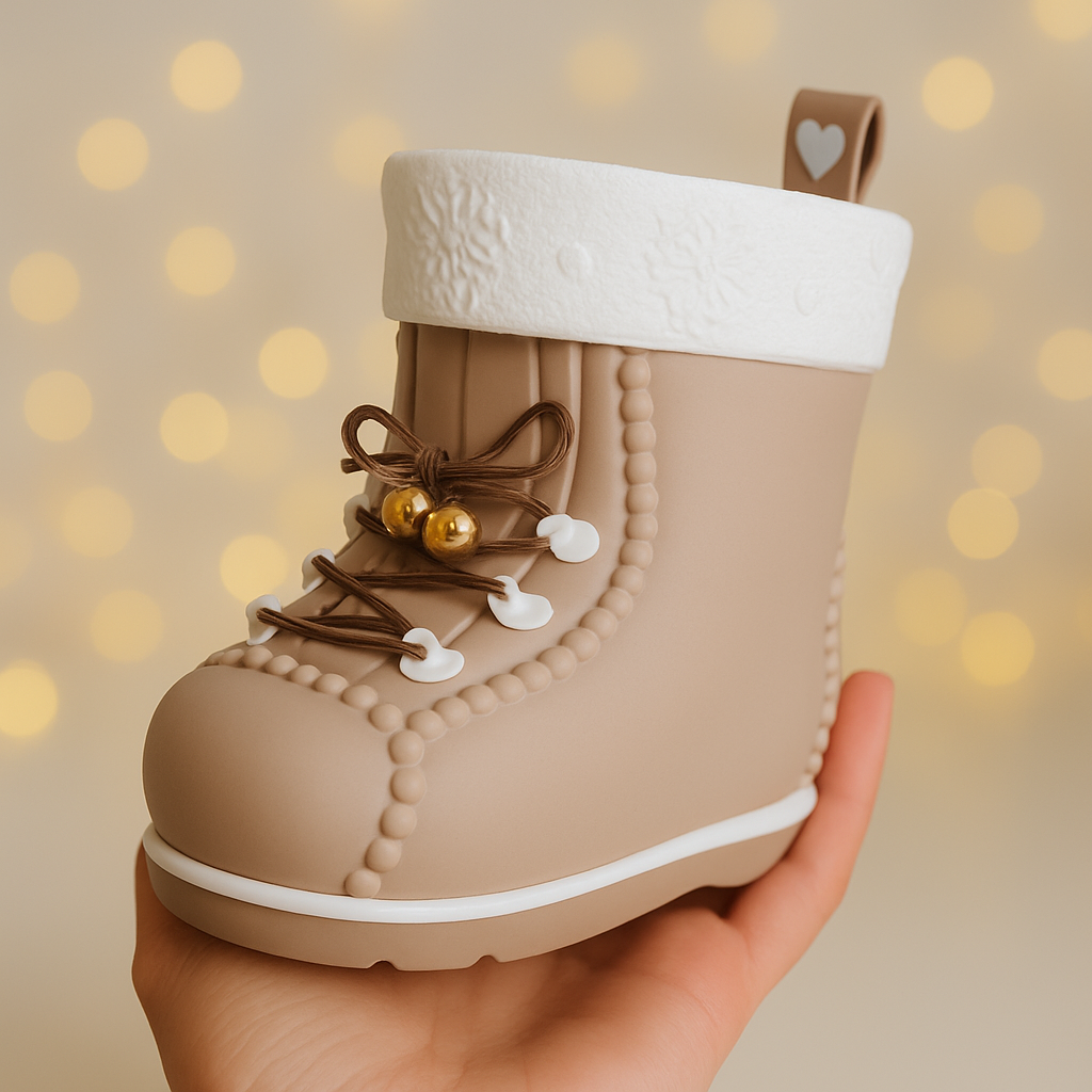 Stivale di Babbo Natale   “Santa was here”