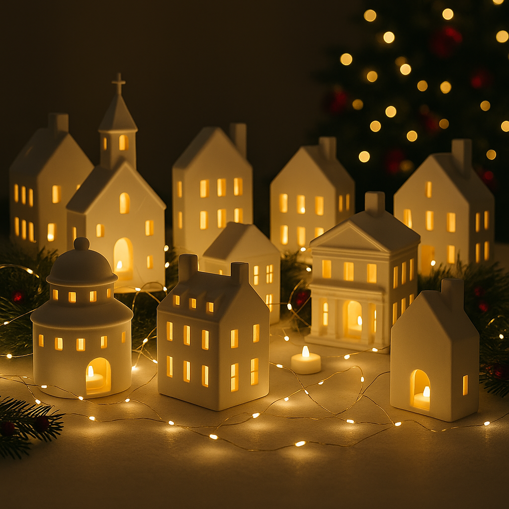 Villaggio di Natale - Casette Luminose PLA