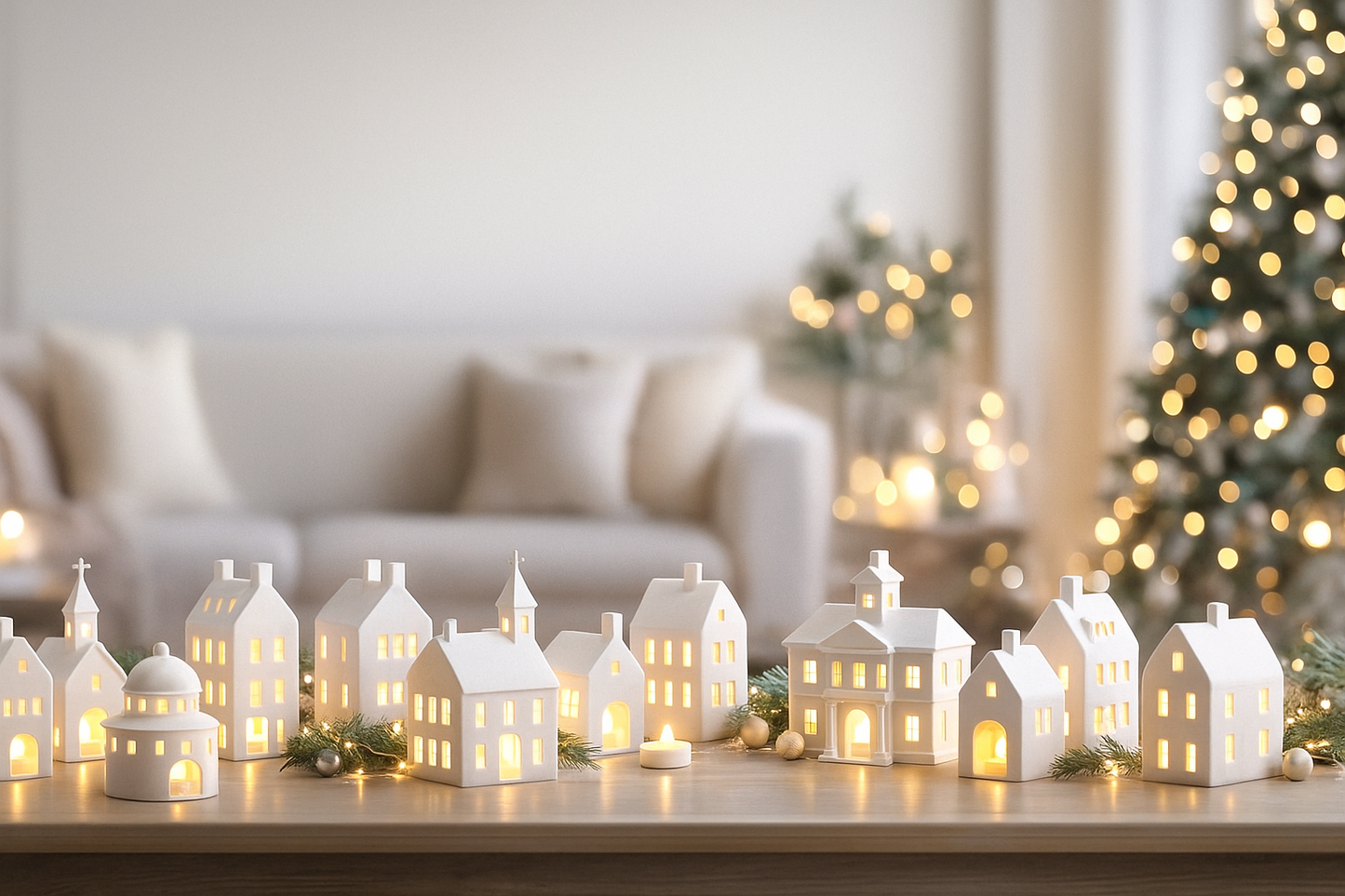 Villaggio di Natale - Casette Luminose PLA