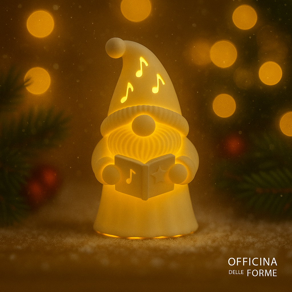 Gnomo lanterna – Cantore (libro & note)