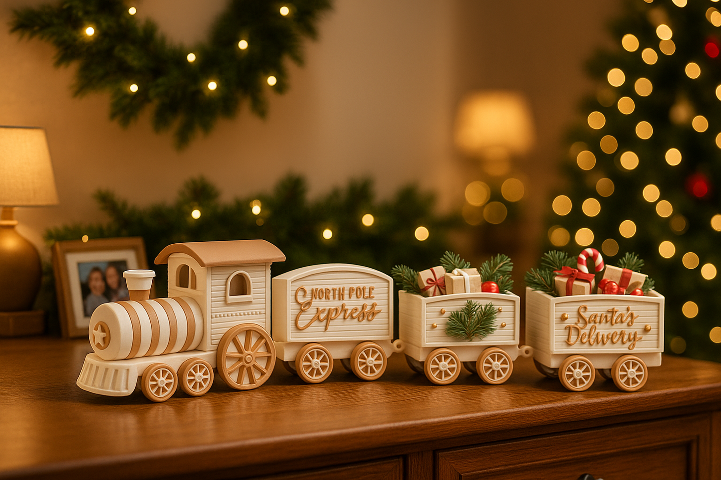 Trenino "North Pole Express – Santa’s Delivery" 3D